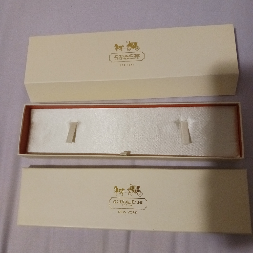 Genuine Coach Watch Box Empty Replacement Presentation Packaging